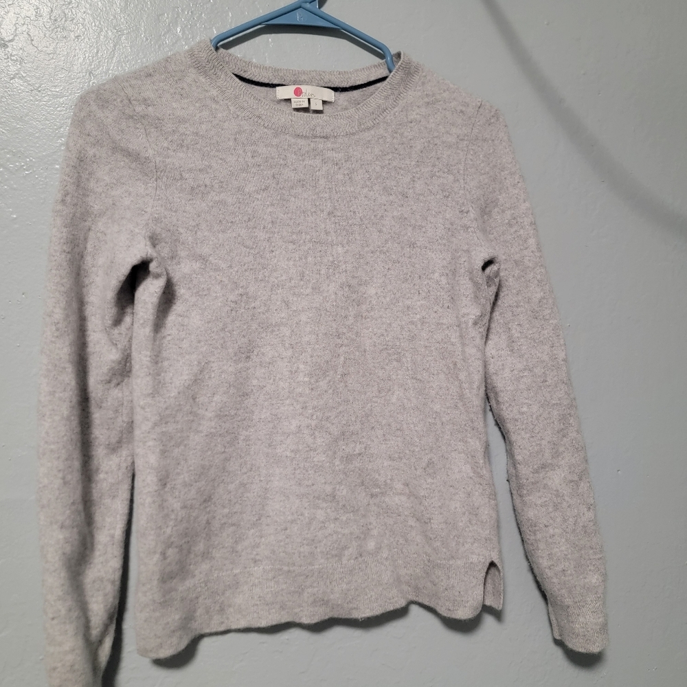 Boden Light Gray Women's Crew Neck Sweater